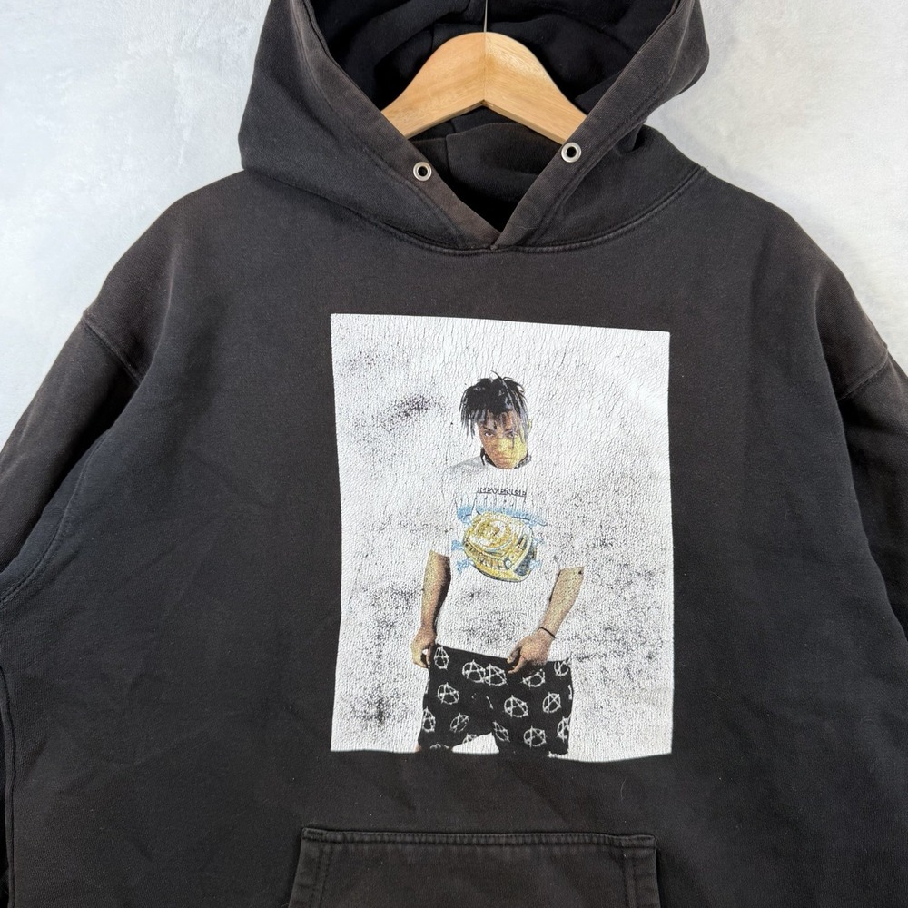 REVENGE x Juice WRLD Legends Never Die Hoodie Size L Black Rap Merch - Fair